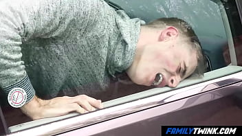 FamilyTwink - Problematic Teenager Rides on the Road with his Stubborn Father