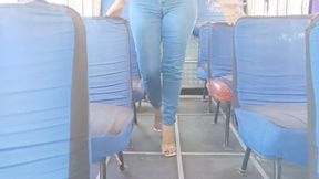 Stephanie the sexiest pedal pumping and bus driving ever