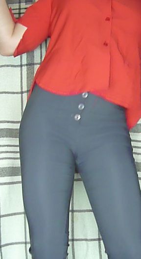 01 Linai Mod Paris pants in mouse grey