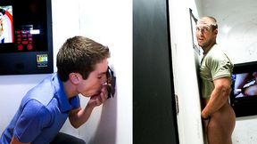 Straight Dude Gets Seduced by MILF Alexis Fawx in Sneaky Glory Hole Encounter