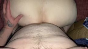 Landlord gets cock in all 3 holes. Rent paid in full with anal creampie