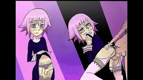 Crona Tempts Maka with Forbidden Desires in Steamy Soul Eater Encounter