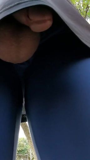 They Caught Me Just as I Was Cumming in My Tight Clothes! Way Too Hot...