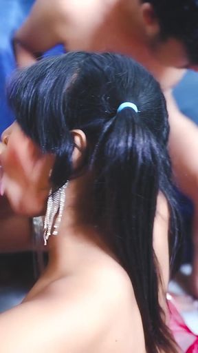 Desi Cute Sex Doll Had Gangbang Sex and Multiple Cumshots on Her Face ( Hindi Audio )