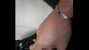 Masturbation leather pants 2