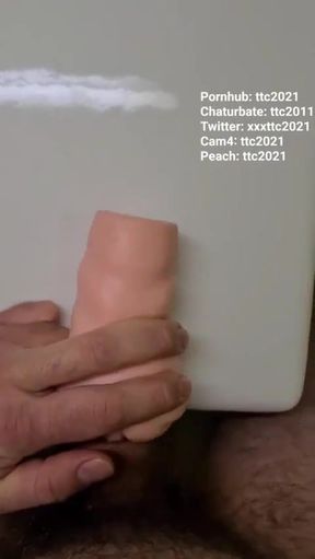 Fucking Pocket Pussy Huge Cumshot