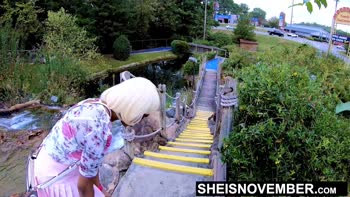 Msnovember's Outdoor Exhibitionist Escapades: Her Big Boobs & Bare Butt Flashing Frenzy