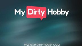 Shaved smut with winsome queen bee from mydirtyhobby