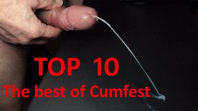 TOP 10 The Best of uncut Cock Cumfest Fluid Cumshot Cumpilation w Slomo &amp; Closeup Replay