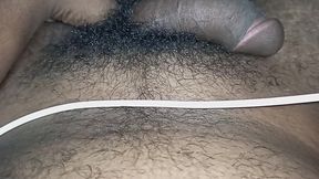 Indian Desi Big Cock Masterbation with Boobs