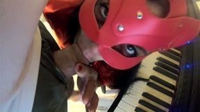 My impotent husband wanted to see me fuck the piano teacher ep 114