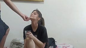 Stepbrother's Throat Remedy: Deepthroat Blowjob Fuck Fest