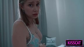 Why Step Mom Wakes with Step Son&rsquo_s Cock in Hand Post-Fight &mdash_ Will She Gets Face Cum in Share Bed?