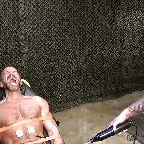 Big Guy Dirk Caber Tased And Slapped While Tied Up