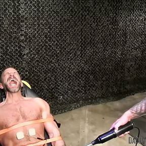 Big Guy Dirk Caber Tased And Slapped While Tied Up