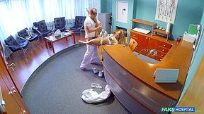 Steamy Blond Raises Docs Temperature
