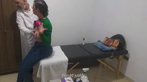 Real Doctor Examines the Patient's Anus and Breasts