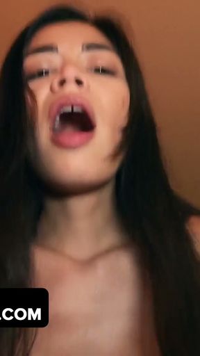 DadCrush - Cute Nurse Stepdaughter Scarlett Alexis Tests How Long Stepdad Can Last Without Cummming   Clip 2