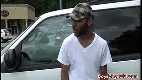 Nasty Black Dude Fuck White Boy Bareback Style 26