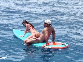 Rossa Vaxx Caught Banging in the Sea and We Record Her