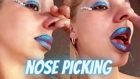 Nose picking Fetish Nose fetish
