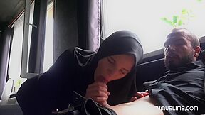 Muslim Slut Sara Kay Rides Huge Dick