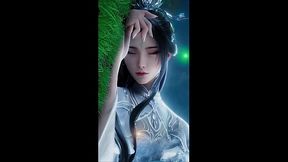 LuXueQi get threesome with two stranger man - 3D Animation