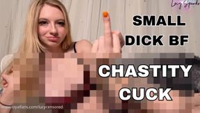 Cuck Caged BF CENSORED Humiliation Beta Safe Chastity Cheating Fantasy Lucy Spanks