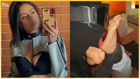 Barely Legal Beauty Gets Her Feet Licked & Toes Sucked Intensely