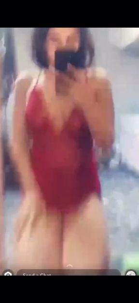 Blonde hotwife teases with big tits in Indian-inspired solo act