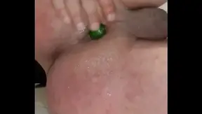 Cucumber Prep Leads to Hot Bareback Action – GayAmateurX 18+