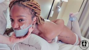 BLOWJOB FACEFUCKING DUCT TAPE BONDAGE FACIAL CUM