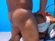 Anal na cadeira de balanço