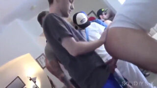 Orgy, gangbang – hardcore anal gangbang for American gay whores