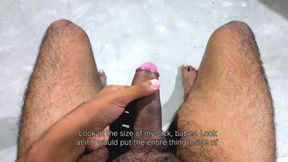 Talking Dirty and moaning for huge orgasm and cumshot