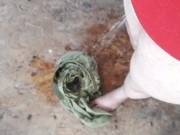 Hubby Wets Wife's Pants and Panties