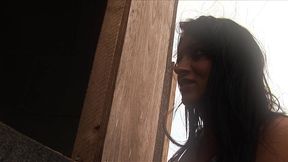 big tit kat lee and kit lee fuck the help in the hay loft