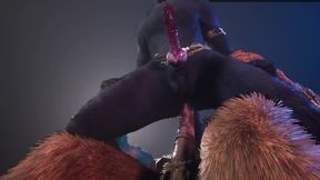 Unshaved Femboy x Monster Hard-On THREE DIMENSIONAL