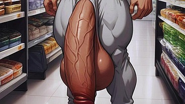 Anime Hentai Gay sex with a stranger inside the supermarket. Pinoy