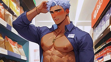 Anime Hentai Gay sex with a stranger inside the supermarket. Pinoy