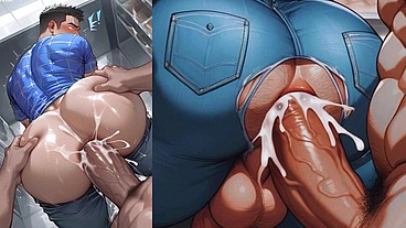 Anime Hentai Gay sex with a stranger inside the supermarket. Pinoy
