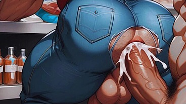 Anime Hentai Gay sex with a stranger inside the supermarket. Pinoy
