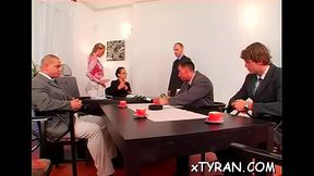 Guy gets ass drilled with strap on during hot fedom action