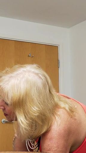 British Granny Sapphire Louise Wanks Black Cock