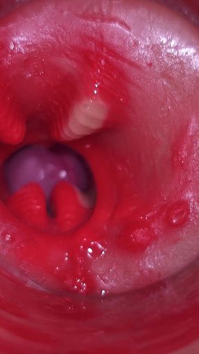 Super Cum in Vagina. Excellent Internal Camera. 4K