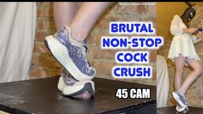 Rugged Salomon 10 Minutes Nonstop Crush - Cock Stuck to my Sole like a Piece of Gum & Tread Printed onto Flesh **45 CAM version** Dolores cock trampling crushing trainers sneakers hiking CBT hard heavy full weight ignore ignored femdom heavy hardcore