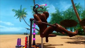 Austin Werewolf &amp_ 3 Muscle Hunks Fucks - Sexy DP Gangbang