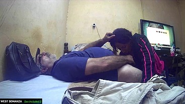QUICK BLOWJOB VISIT - She Gets Mouthful Of Cum