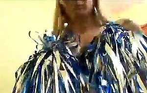 Sexy ts cheerleader and hunk bonking