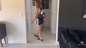 Broke Ass Slut Fucks Uber Driver to Pay for Her Ride